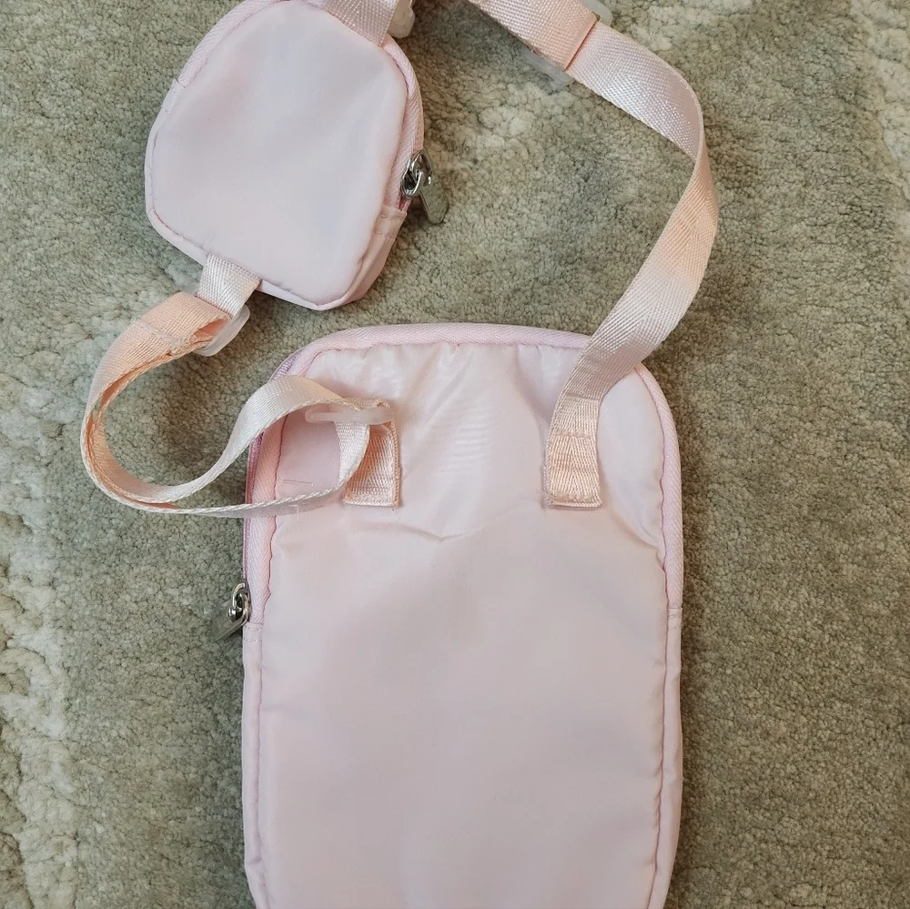 BEBE “Cherry” Travel Crossbody Bag Mini Pink